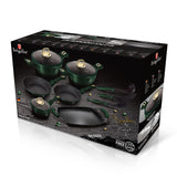 Berlinger Haus 12 Piece Titanium Coating Cookware Set - Emerald Collection