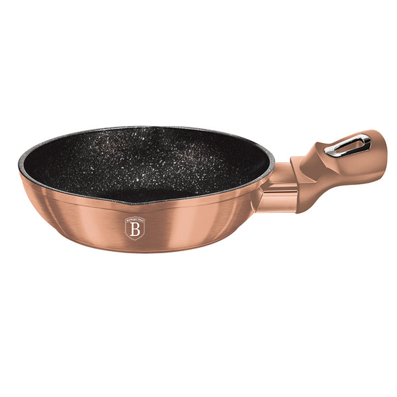 Berlinger Haus 16cm Marble Coating Non-Stick Egg Pan - Rose Gold Metallic Line