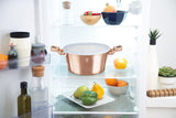 Berlinger Haus 6-Piece Marble Coating Smart Lid Cookware Set - Rose Gold Metallic Line