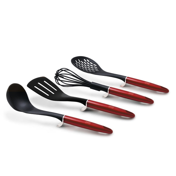 Berlinger Haus 4-Piece Non-Stick Kitchen Utensil Set - Burgundy Metallic