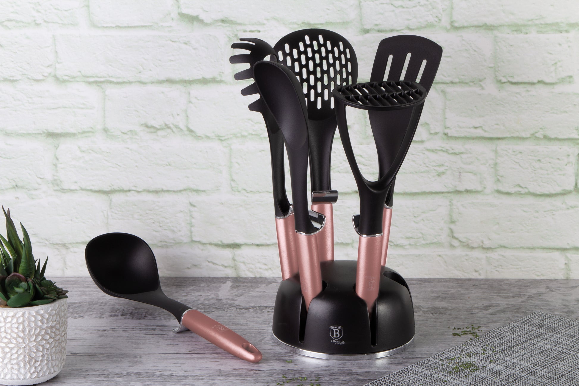 Berlinger Haus 7-Piece Non-Stick Kitchen Utensil Set - i-ROSE