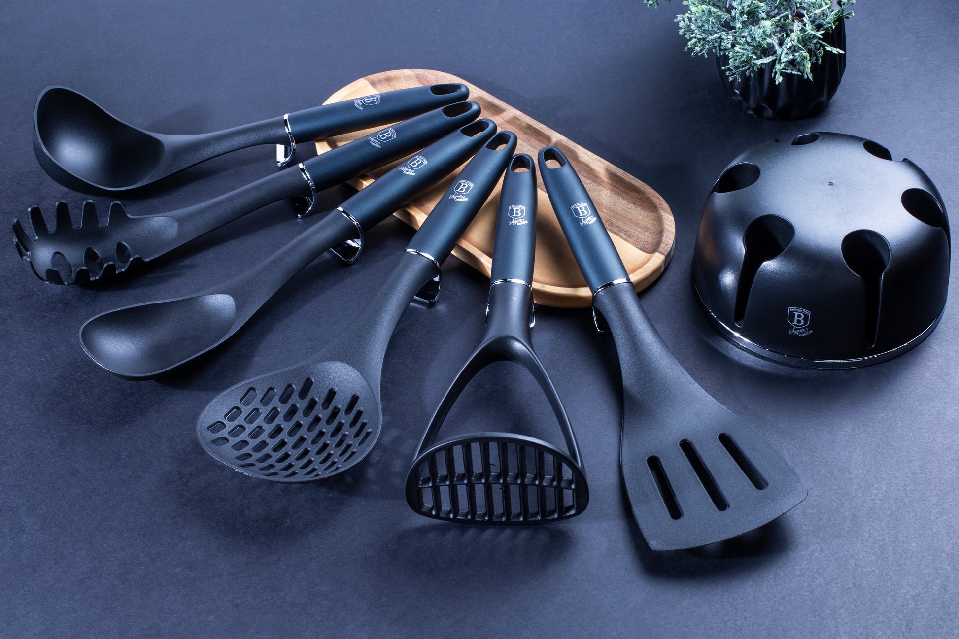 Berlinger Haus 7-Piece Non-Stick Kitchen Utensil Set - Aquamarine