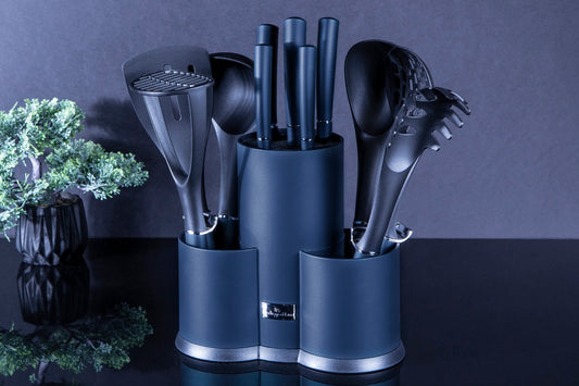 Berlinger Haus 12 Piece Knife and Kitchen Tool Set - Aquamarine Edition