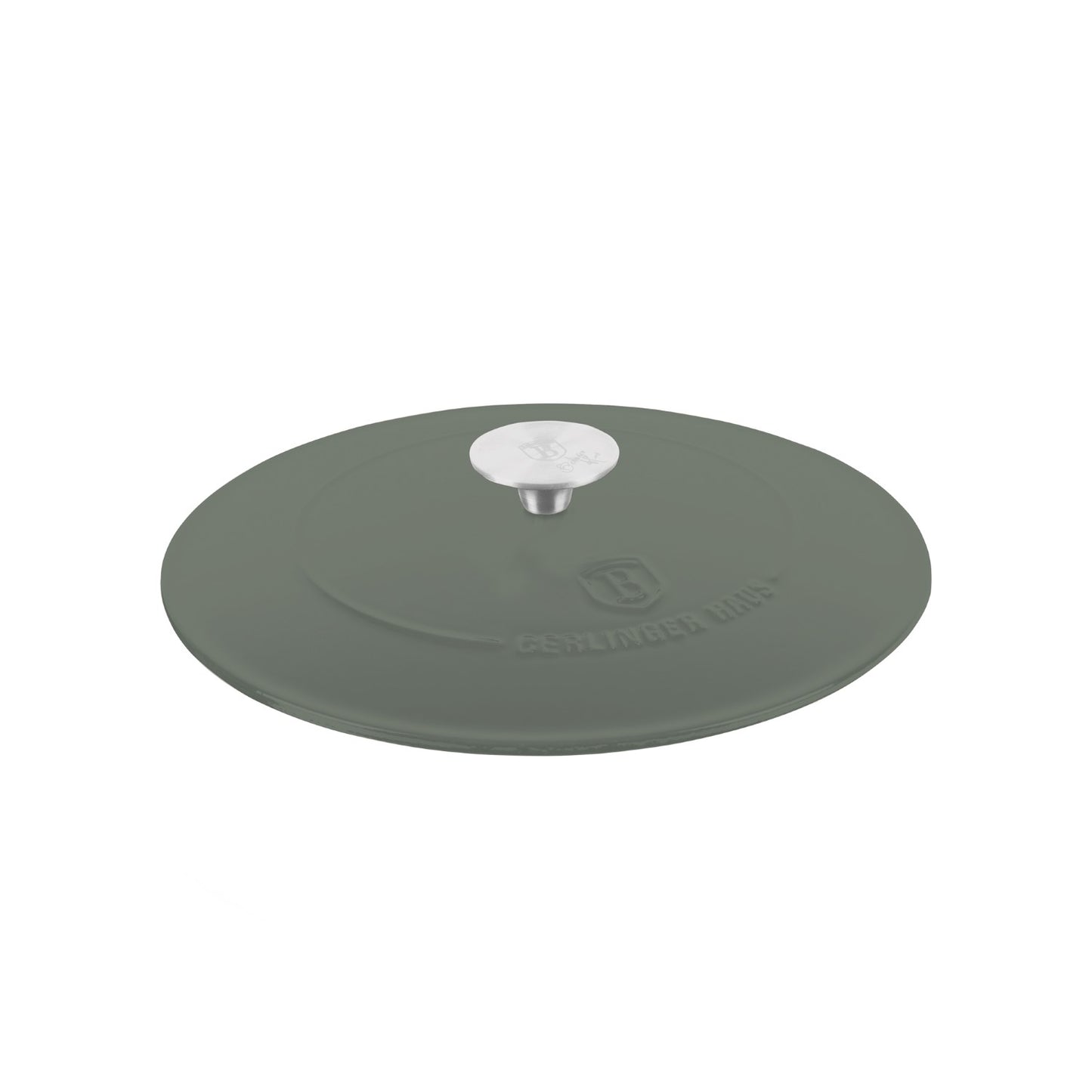 Berlinger Haus 26cm Cast Iron Shallow Pot – Matte Green