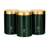 Berlinger Haus 3 Piece Premium Canister Set - Emerald