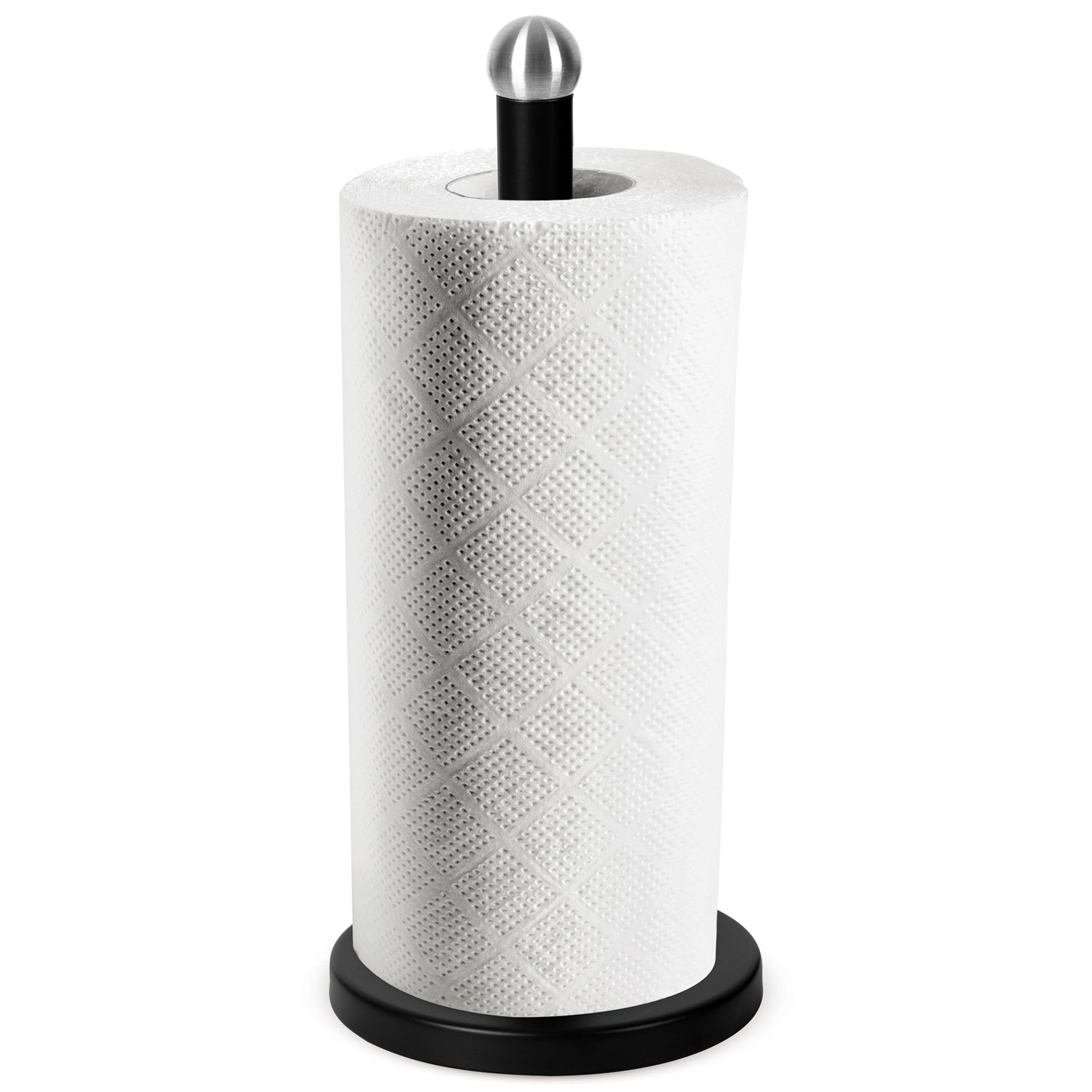 Berlinger Haus Kitchen Roll Holder – Black & Silver