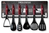 Berlinger Haus 7-Piece Non-Stick Kitchen Utensils Set - Burgundy Metallic