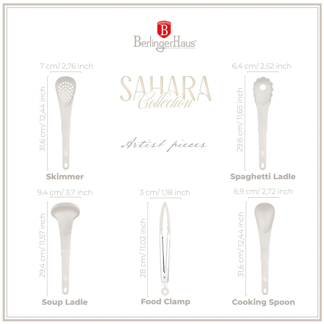 Berlinger Haus 5-Piece Kitchen Tool Set – Sahara