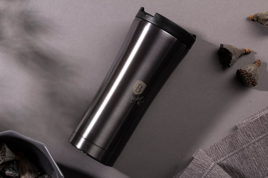 Berlinger Haus 500ml Thick-Walled Travel Coffee Mug - Carbon Pro