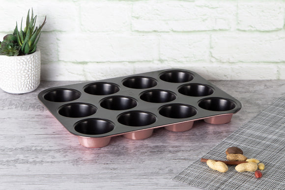 Berlinger Haus 12-Cup Titanium Coating Muffin Pan - i-Rose Edition