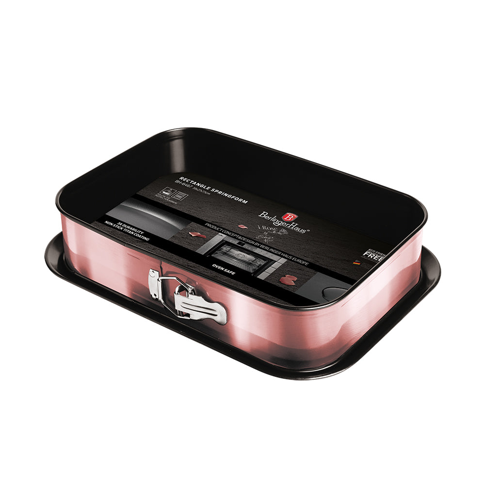 Berlinger Haus 39cm Titanium Coating Square Springform - i-Rose Edition
