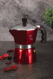 Berlinger Haus 150ml Aluminum Coffee Maker - Burgundy Metallic