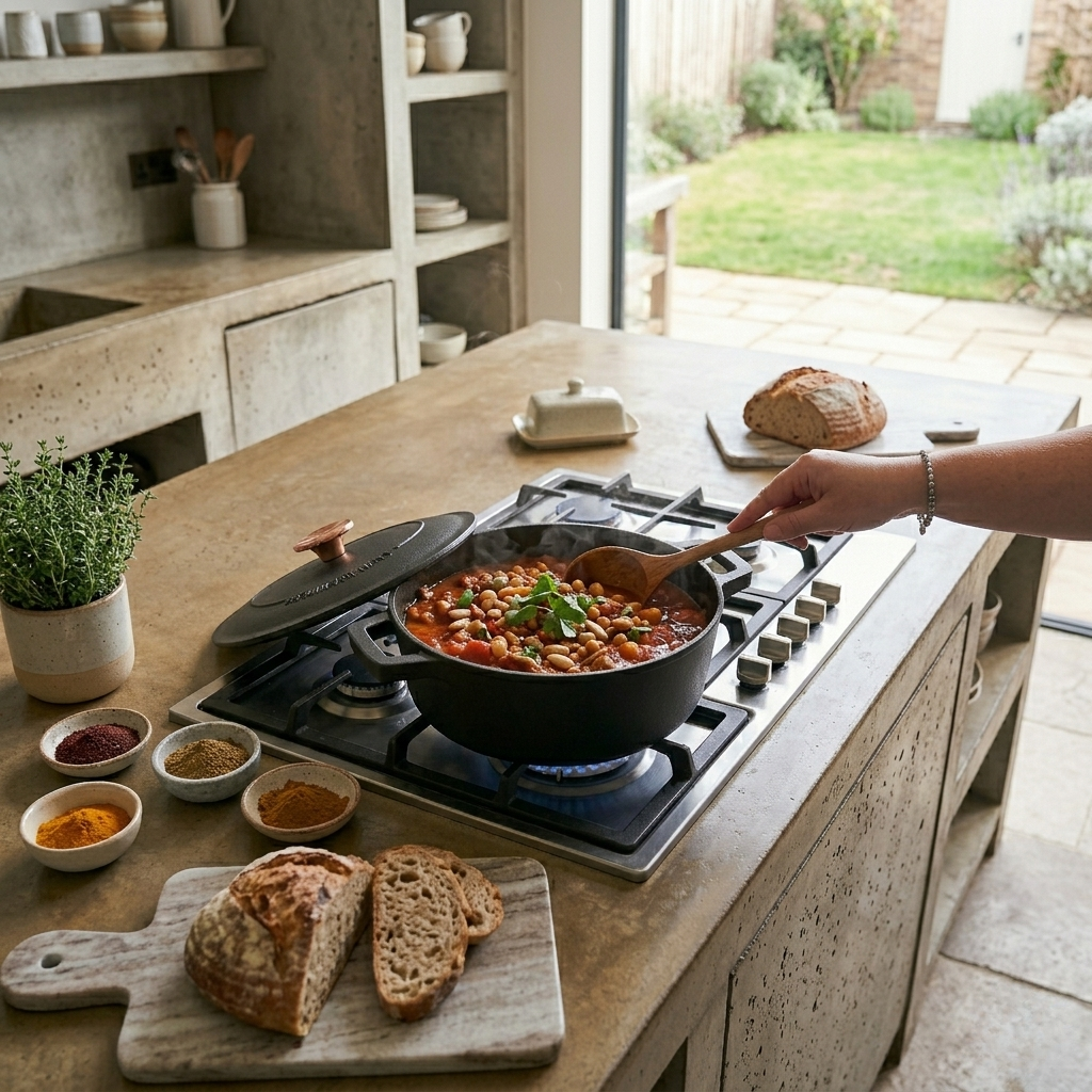 Berlinger Haus 26cm Cast Iron Shallow Pot - Matt Black