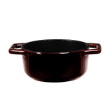 Berlinger Haus 12cm Enamel Coating Oven Safe Mini Pot - Burgundy Metallic