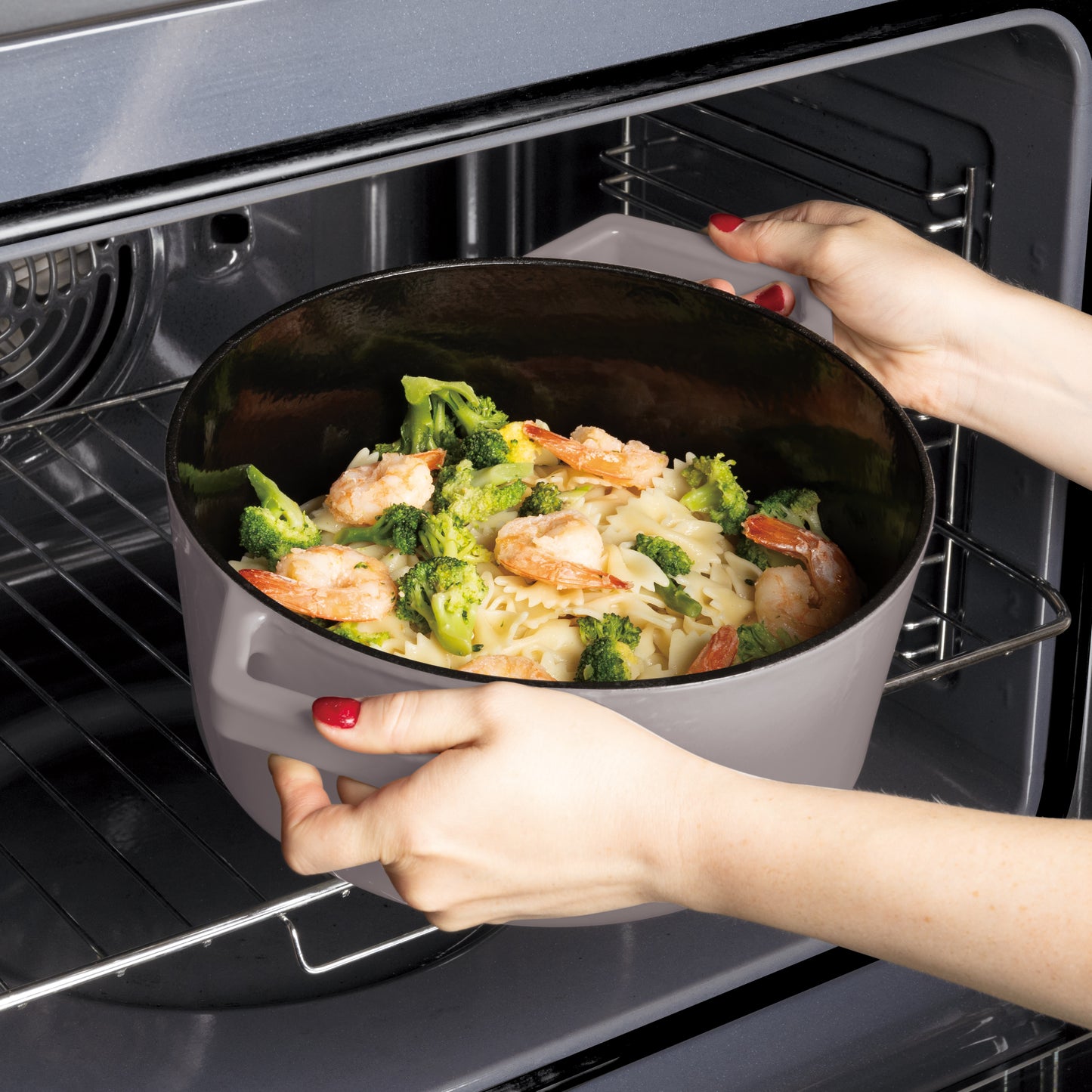 Berlinger Haus 24cm Cast Iron Casserole – Taupe