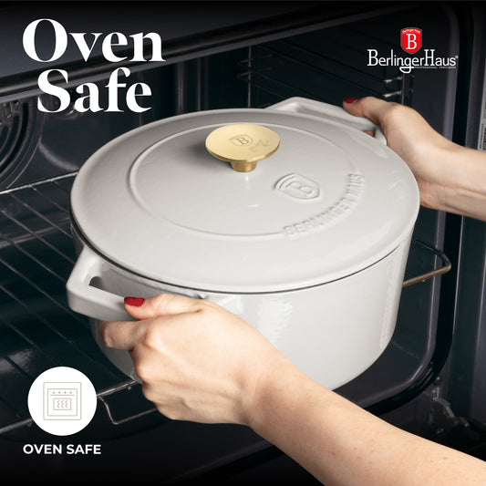 Berlinger Haus 24cm Cast Iron Casserole – Sahara