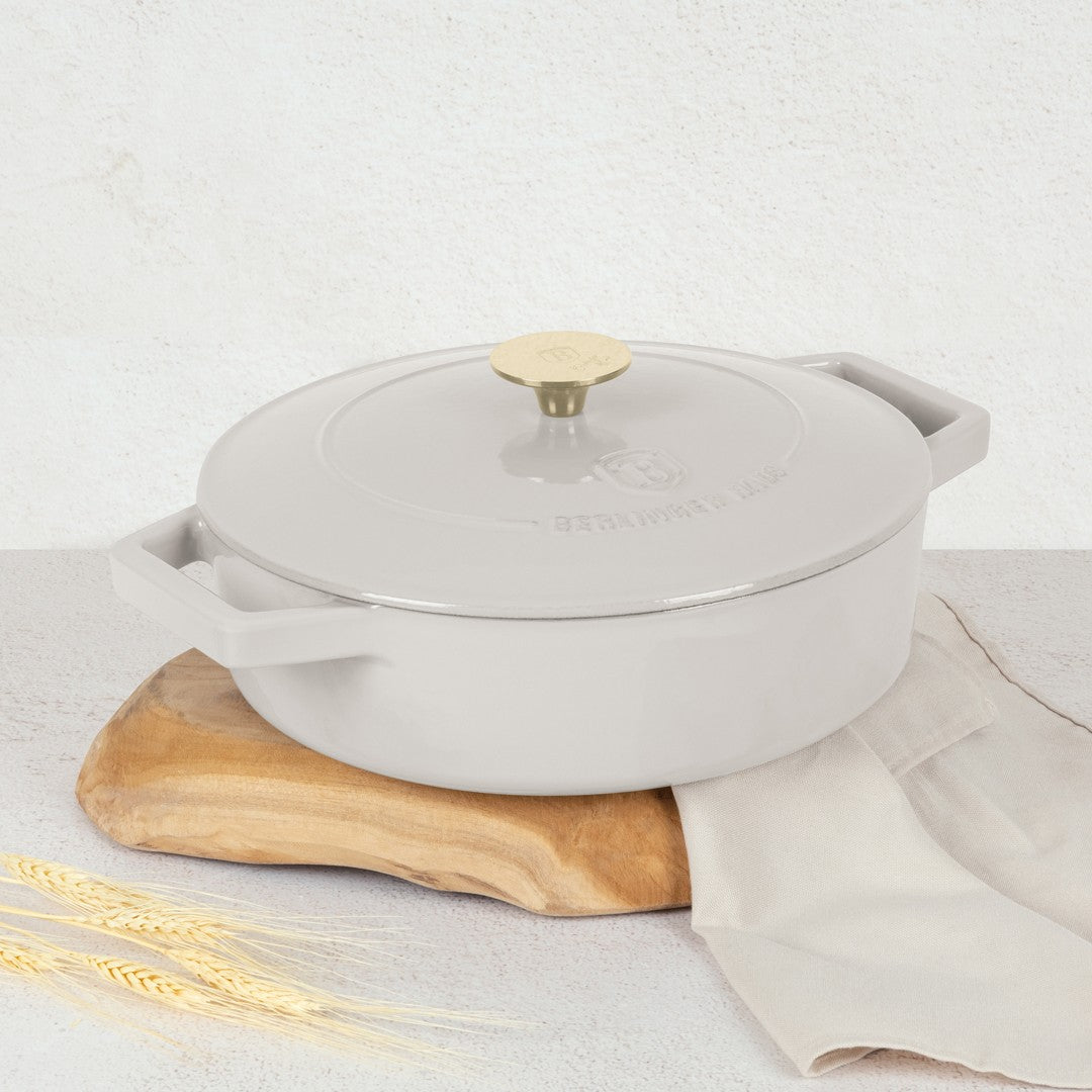 Berlinger Haus 26cm Cast Iron Shallow Pot – Sahara