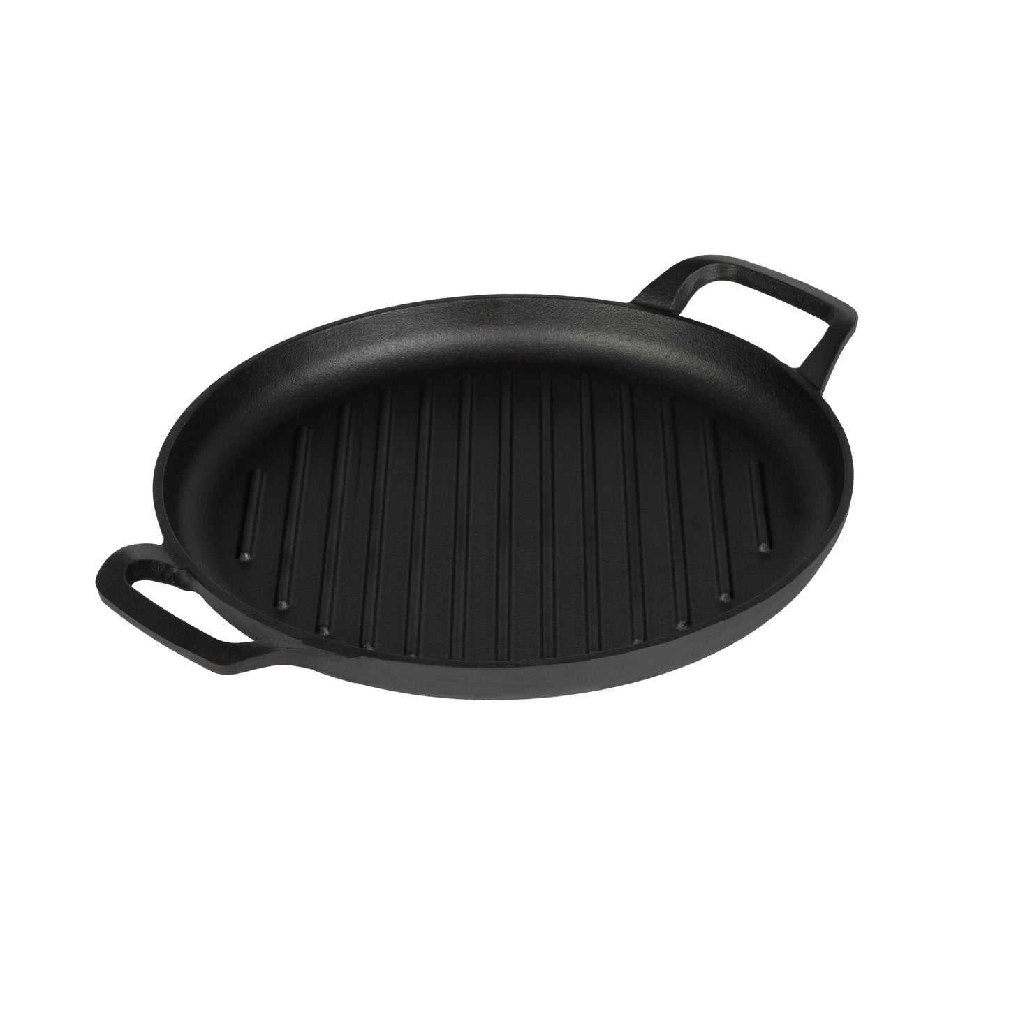 Berlinger Haus 33cm Cast Iron Round Grill Plate Pan - Matte Black