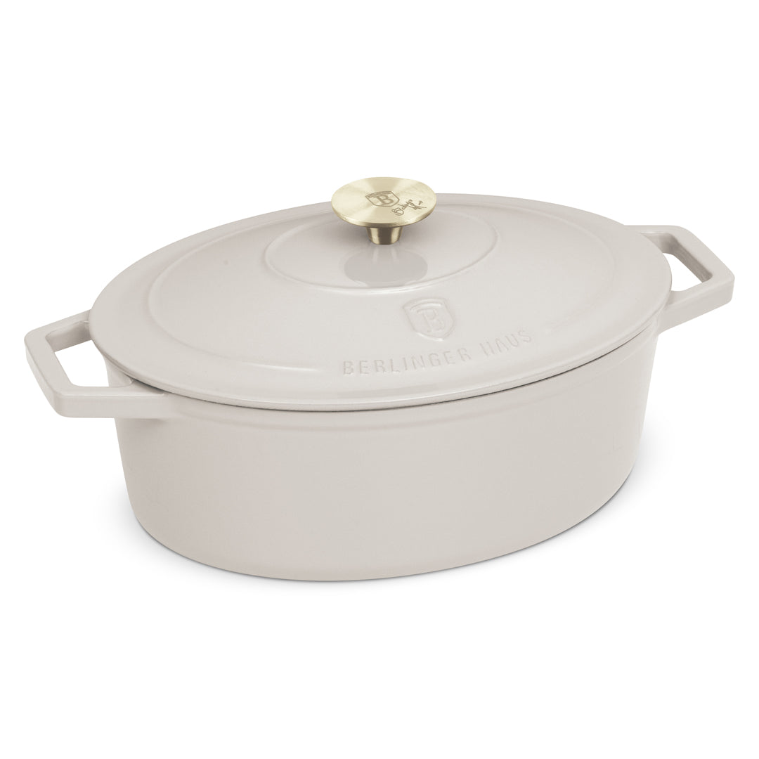Berlinger Haus 30cm Cast Iron Oval Roaster – Sahara