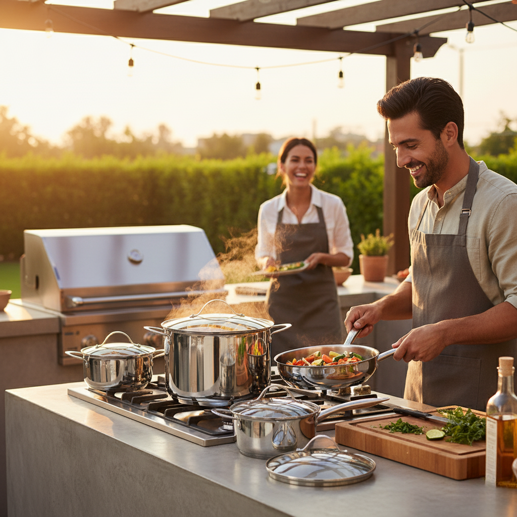 Berlinger Haus 10-Piece Stainless Steel Cookware Set – Silver Jewellery