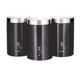 Berlinger Haus 3 Piece Premium Canister Set - Carbon Pro