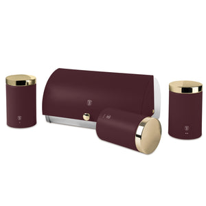 Berlinger Haus Bread Box with 3-Piece Canister Set – Leonardo