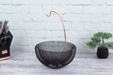 Berlinger Haus 29cm Fruit Basket with Banana Holder - Black Rose