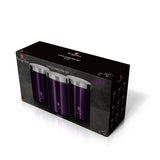 Berlinger Haus 3 Piece Premium Canister Set - Purple