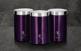 Berlinger Haus 3 Piece Premium Canister Set - Purple