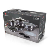 Berlinger Haus 13-Piece Marble Coating Smart Lid Cookware Set - Carbon Pro