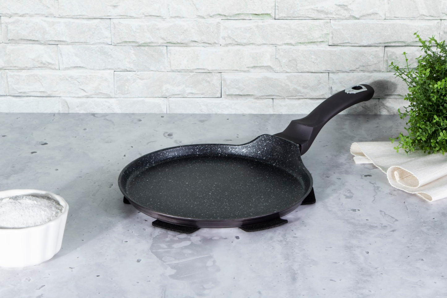 Berlinger Haus 25cm Marble Non-Stick Pancake Pan - Metallic Carbon Pro