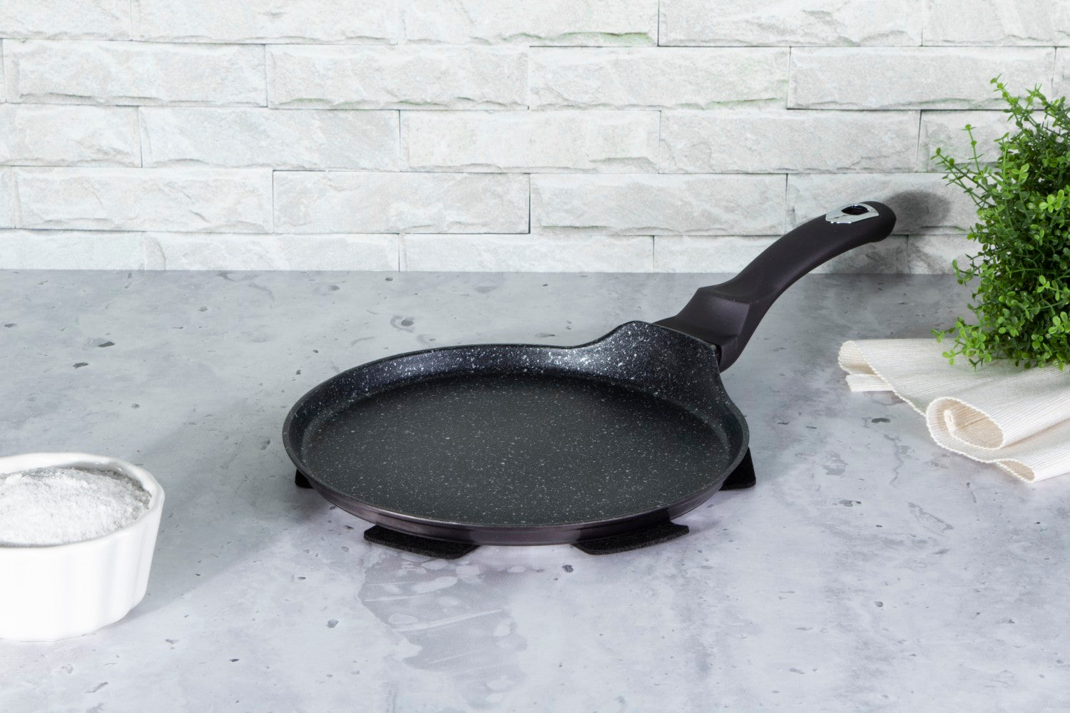 Berlinger Haus 25cm Marble Non-Stick Pancake Pan - Metallic Carbon Pro
