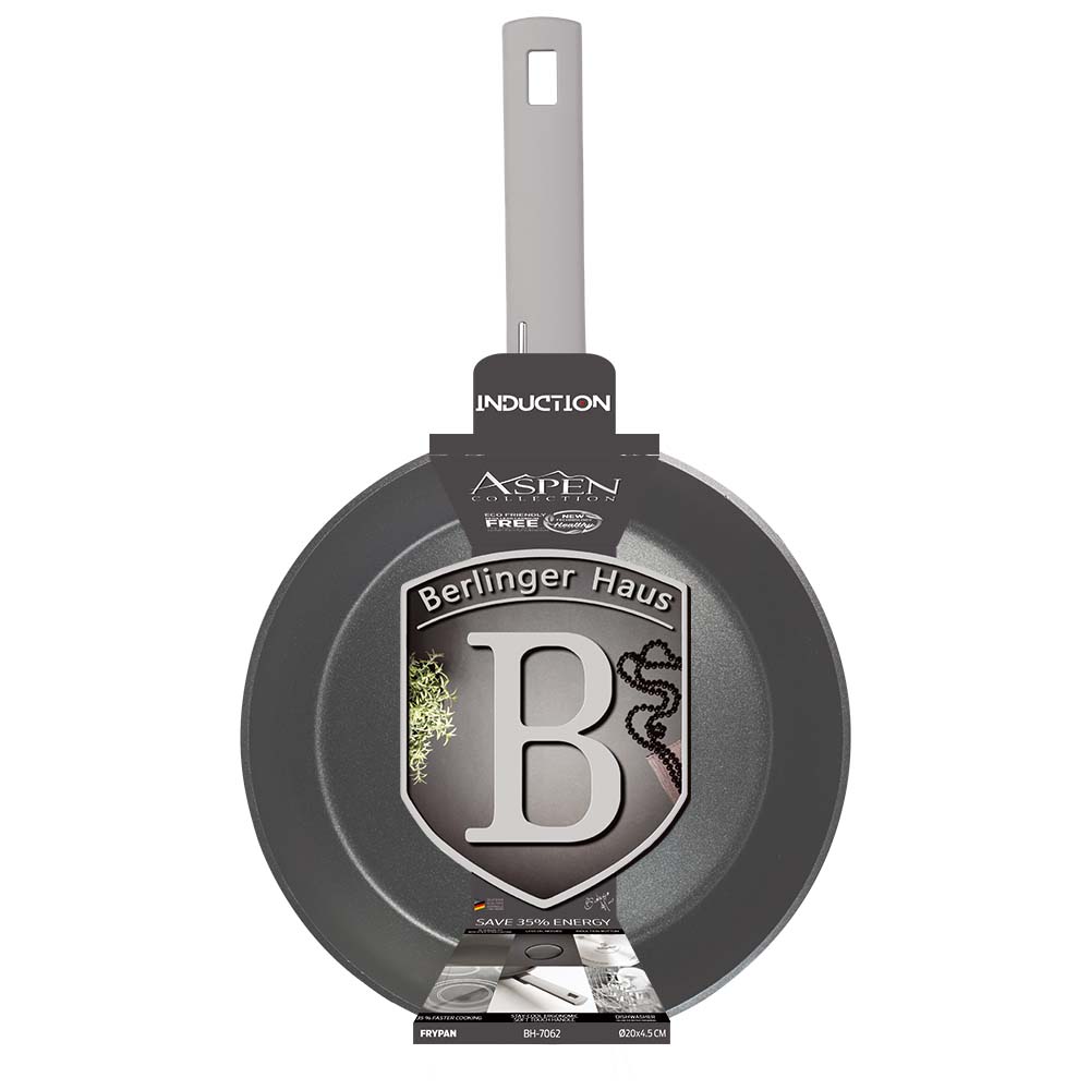 Berlinger Haus 24cm Marble Coating Non-Stick Fry Pan - Aspen