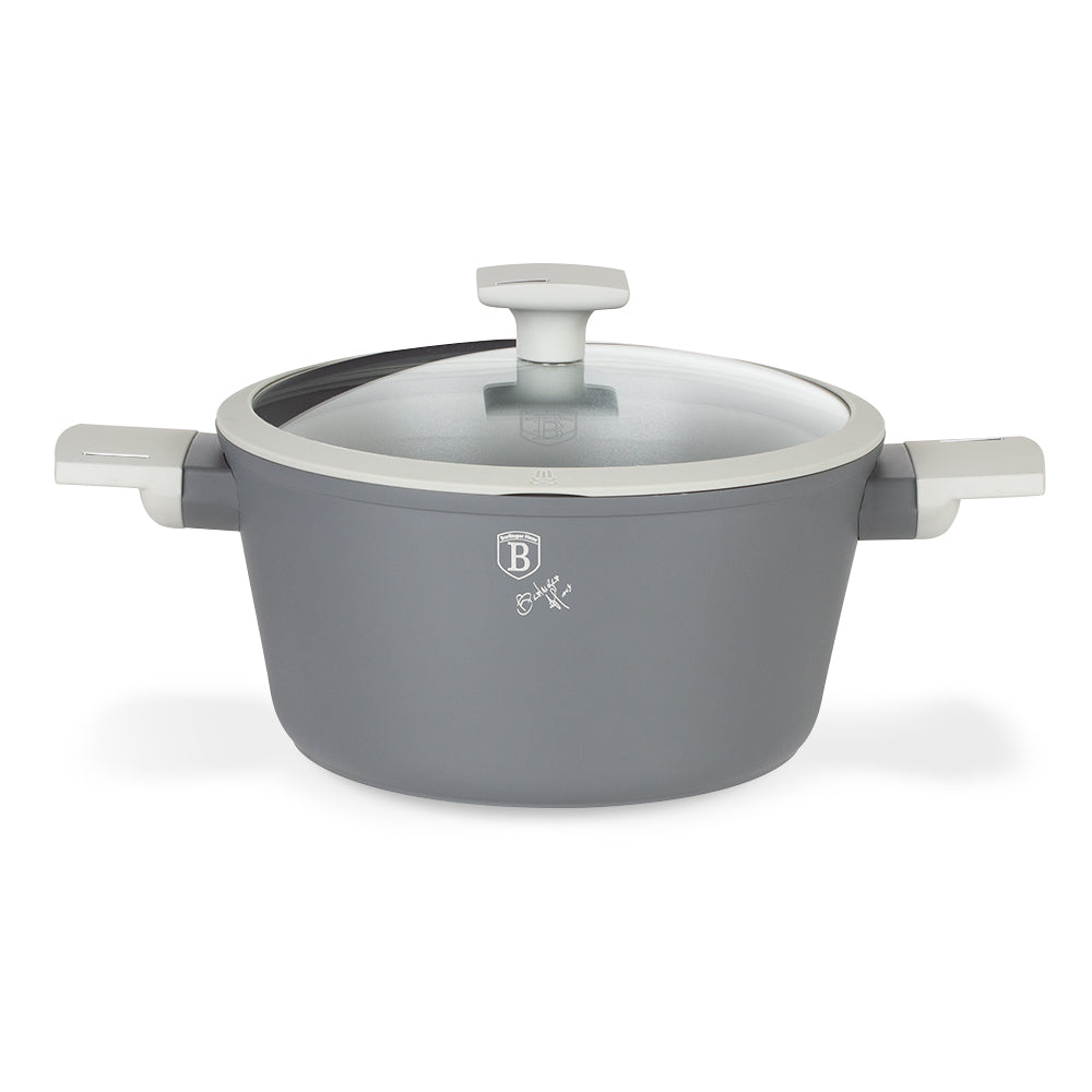 Berlinger Haus 28cm Marble Coating Non-Stick Casserole - Aspen