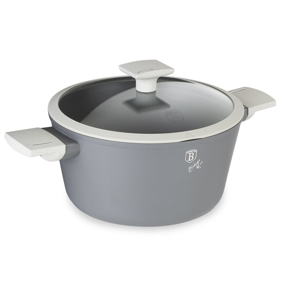Berlinger Haus 24cm Marble Coating Non-Stick Casserole - Aspen Collection