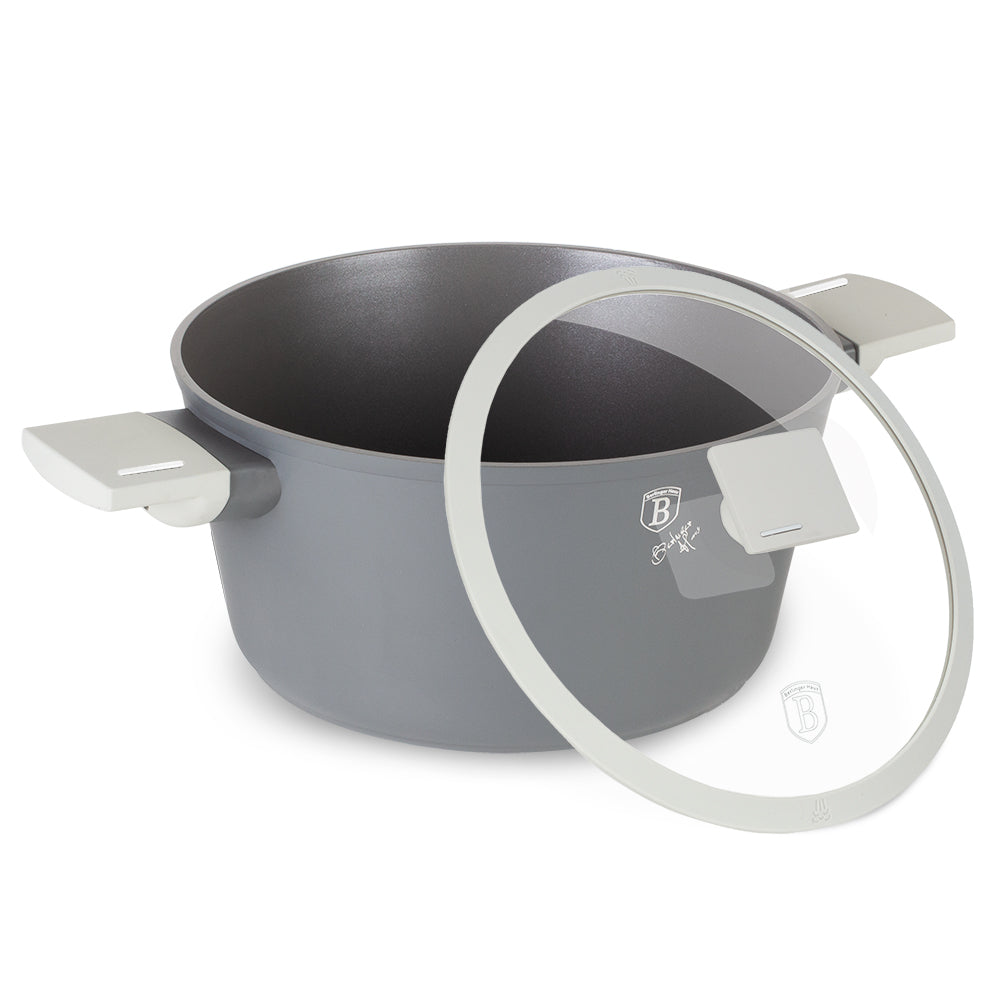 Berlinger Haus 28cm Marble Coating Non-Stick Casserole - Aspen