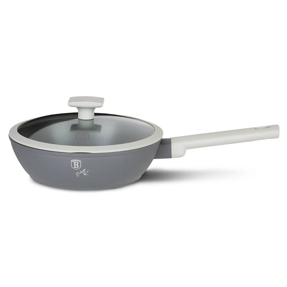 Berlinger Haus 24cm Marble Coating Non-Stick Deep Frypan - Aspen