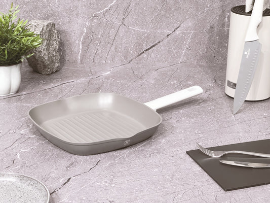 Berlinger Haus 28cm Marble Coating Grill Pan with Lid - Aspen