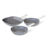 Berlinger Haus 3-Piece Marble Coating Fry & Grill Pan Set Aspen Collection