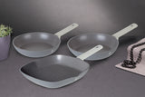 Berlinger Haus 3-Piece Marble Coating Fry & Grill Pan Set Aspen Collection