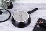 Berlinger Haus 24cm Marble Coating Deep Frypan with Lid - Monaco