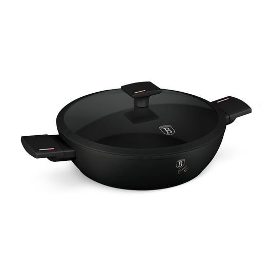 Berlinger Haus 28cm Marble Coating Non-Stick Shallow Pot - Monaco