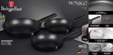 Berlinger Haus 3-Piece Marble Coating Non-Stick Frypan Set - Monaco