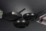 Berlinger Haus 3-Piece Marble Coating Non-Stick Fry & Grill Pan Set - Monaco