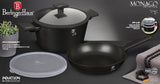 Berlinger Haus 4-Piece Marble Coating Non-Stick Smart Lid Cookware Set - Monaco