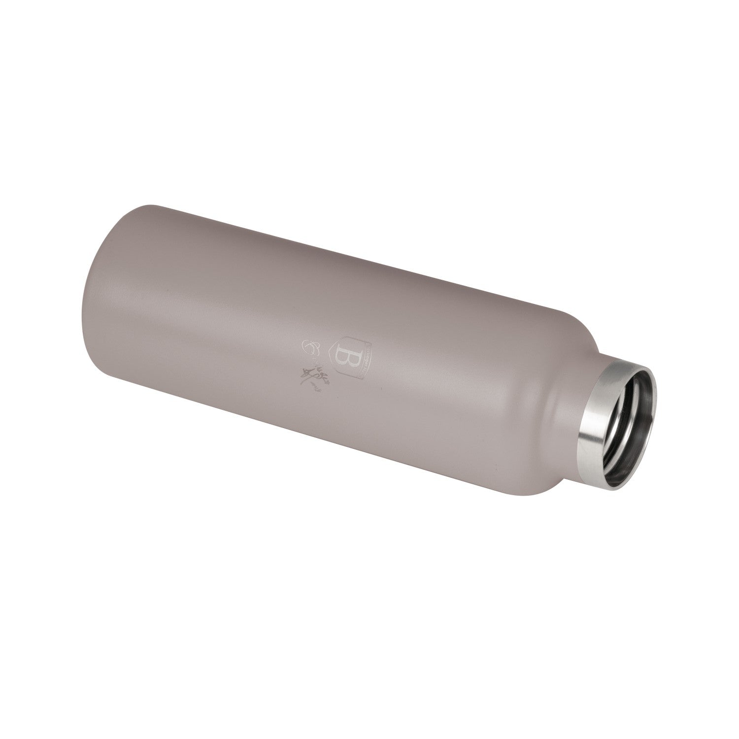 Berlinger Haus 600ml Stainless Steel Flask with Bamboo Lid – Taupe