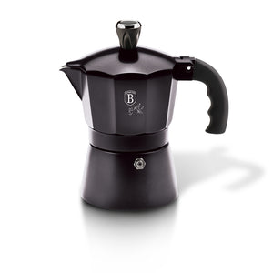 Berlinger Haus 3-Cup Aluminium Coffee Maker - Black