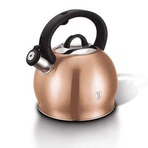 Berlinger Haus 3L Stainless Steel Whistling Kettle - Rose Gold