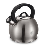 Berlinger Haus 3L Stainless Steel Whistling Kettle - Black Vintage