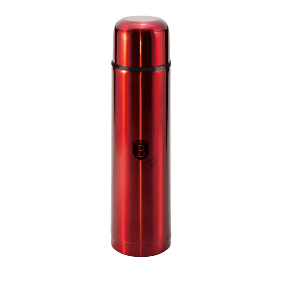 Berlinger Haus 1.0L Vacuum Flask - Burgundy Metallic
